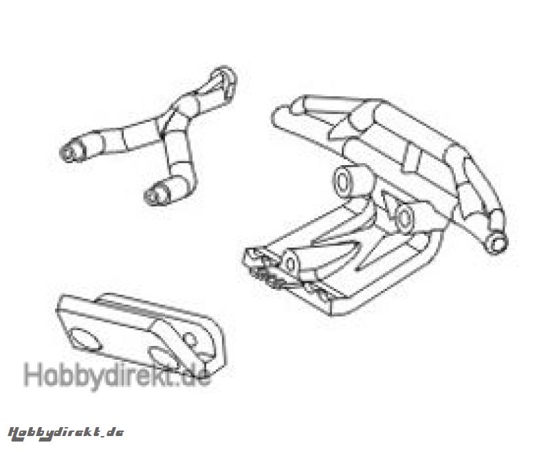 Stoßfänger vorne/hinten Truggy 1:16 Satz Krick 646111