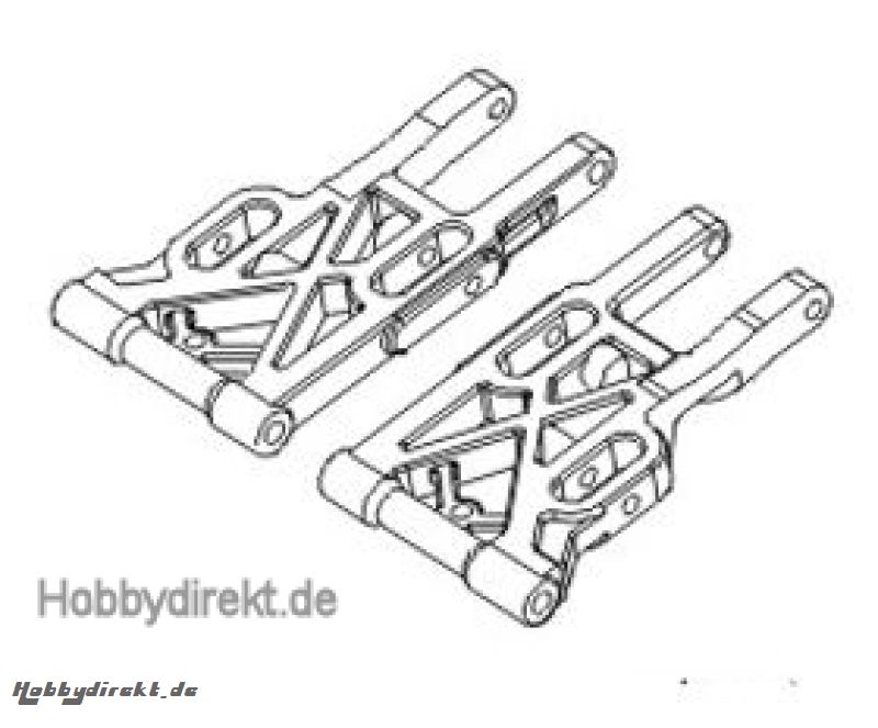 Vordere Querlenker unten Aluminium (2) Krick 646127