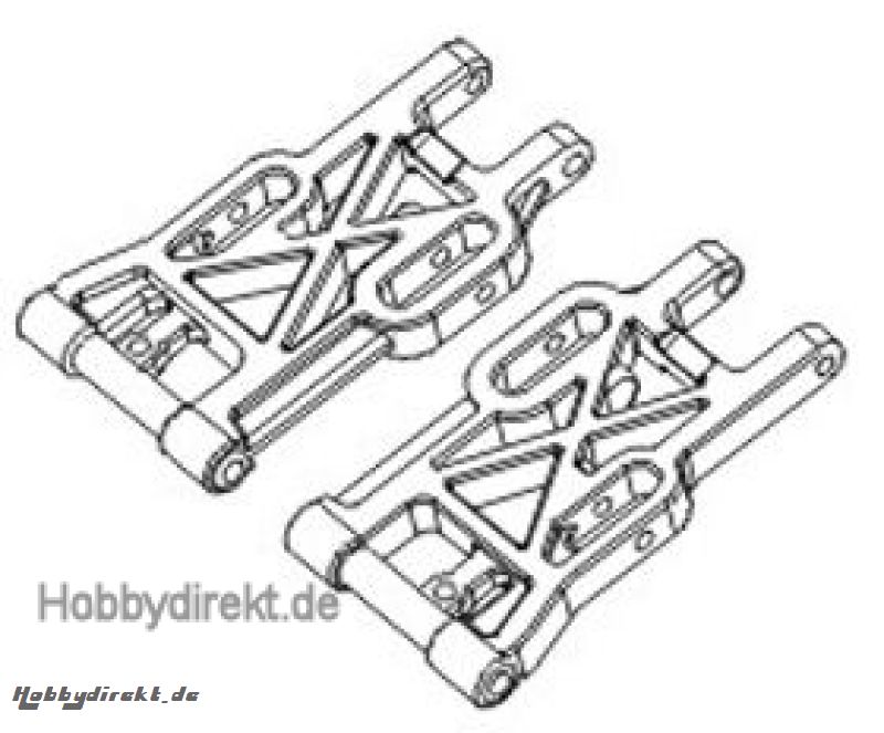 Hintere Querlenkler unten Aluminium (2) Krick 646128