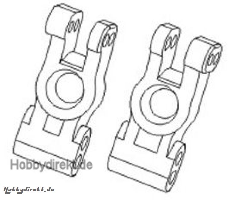 Achsschenkel hinten Aluminium (2) Krick 646131