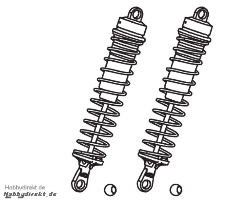 Hintere Stoßdämpfer  kpl. (2) Krick 648002