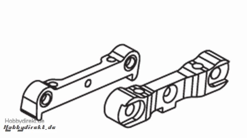 Querlenkerhalteplatten hinten Krick 648045