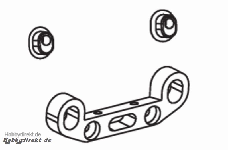 Querlenkerhalteplatten vorne Krick 648047