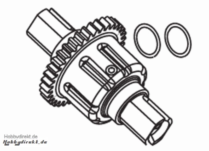 Differential kpl. mitte CNC Krick 648092