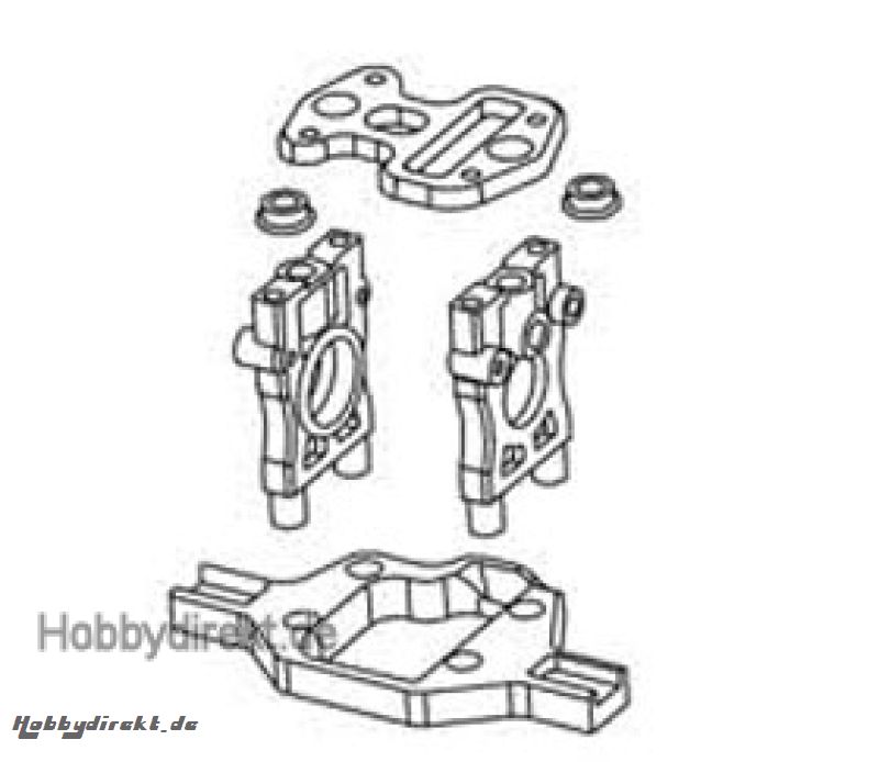 Halterung Mitteldifferential Krick 648130