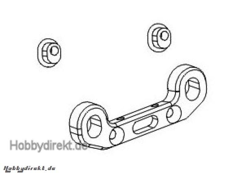 Querlenkerstiftehalterung vorne oben (Satz) Krick 648139