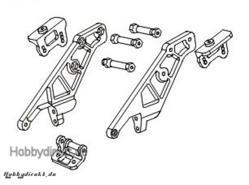 Heckspoilerhalterung ECO Buggy Krick 648149