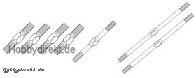 Gestängesatz Truggy kpl. (7-teilig) Krick 648163