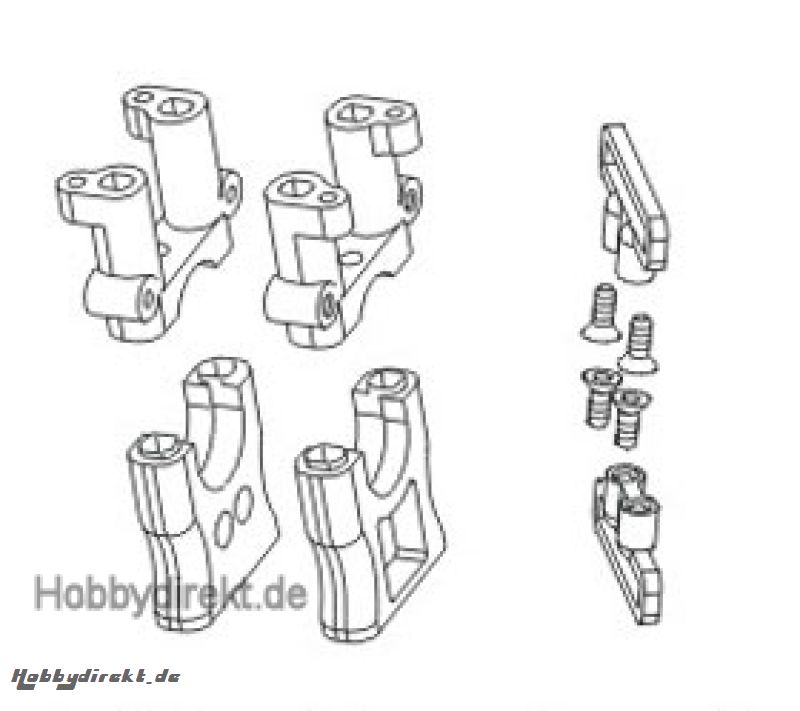 Halterung Mitteldifferential (Satz) Krick 648165