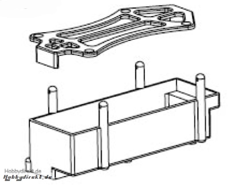 Akkuhalterung Krick 648180