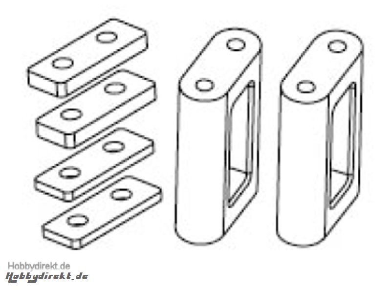 Befestigung stehendes Lenkservo (Satz) Krick 648183