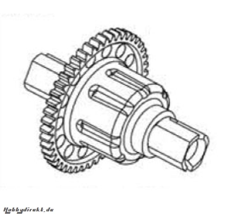 Differential mitte kpl. 46 Zähne Krick 648197