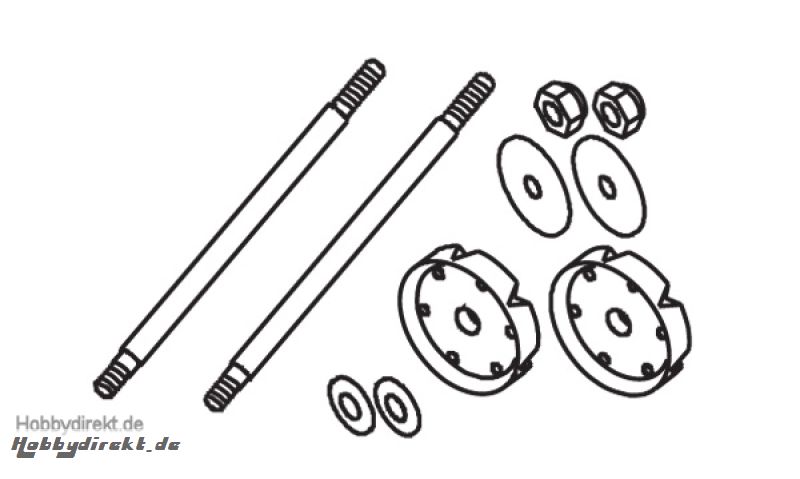 Hintere Stoßdämpferwellen 648 Krick 648211