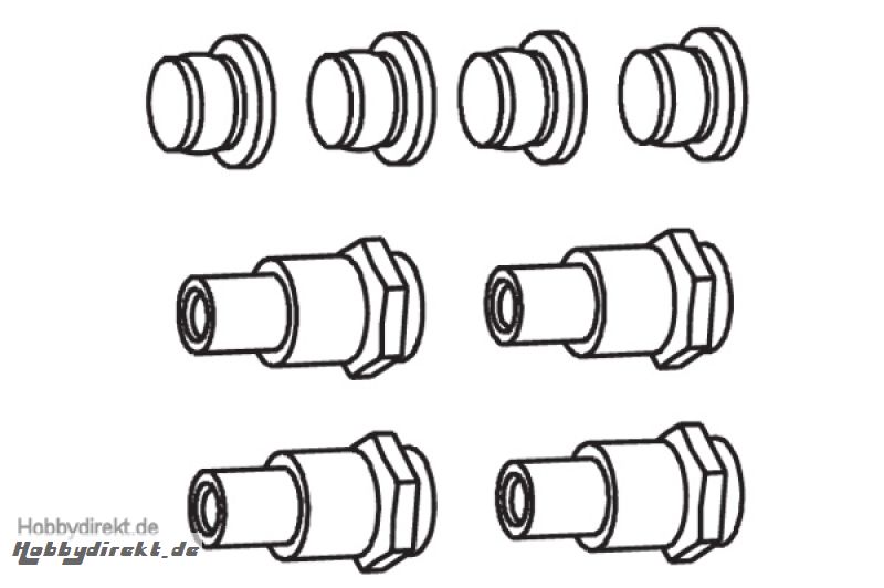 Stoßdämpferbefestigungshülsen Krick 648212