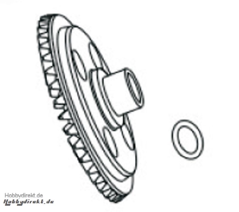 Differentialtellerrad 38 Zähne CNC Krick 648215