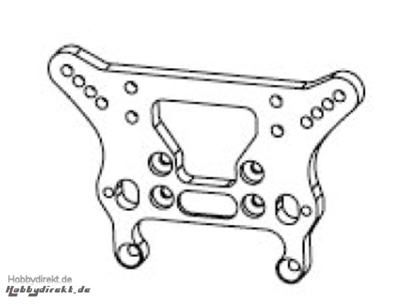 Vordere Stoßdämpferplatte Krick 648261