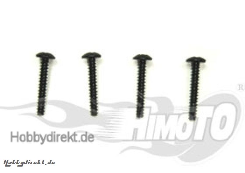 Rundkopf-Blechschrauben 3x18  4 Stück Krick 652084