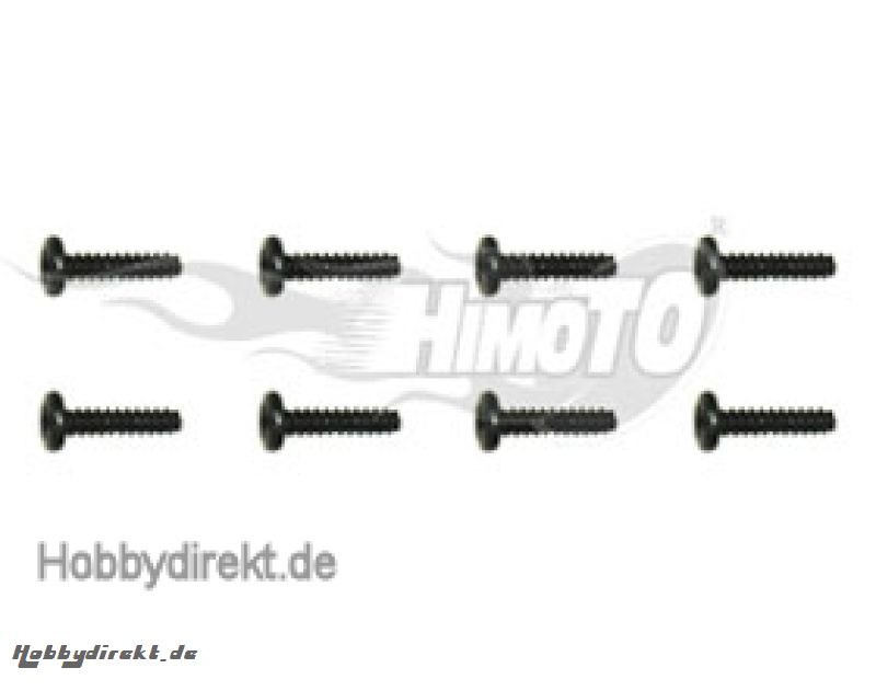 Rundkopfschrauben 2x8  8 Stüc Krick 652085