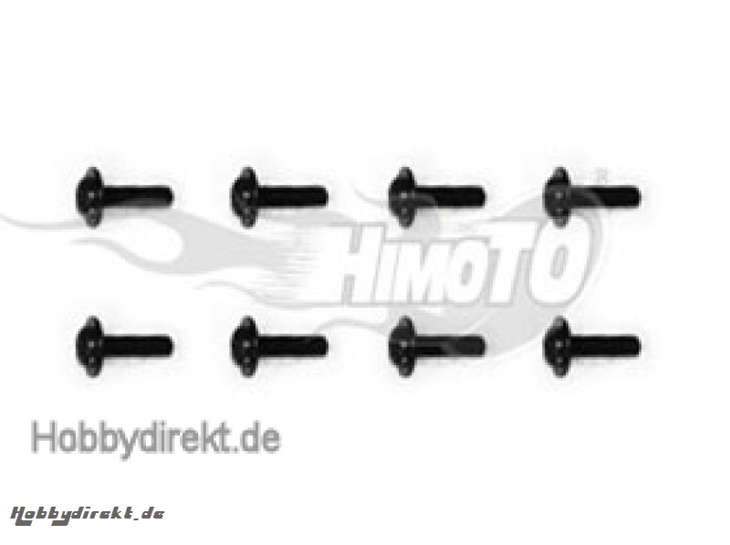 Flachkopfschraube 3x10  8 Stück Krick 652824