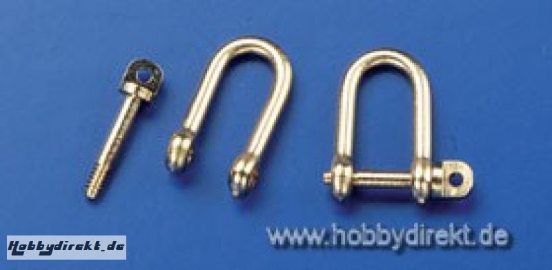 Schäkel schraubbar 5x8 mm M1,2 (4 Stk.) Krick 65450