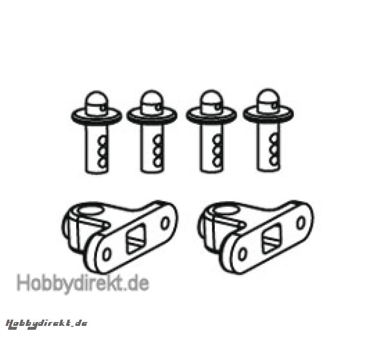 Karosseriestützen Short Course Truck (Satz) Krick 655126