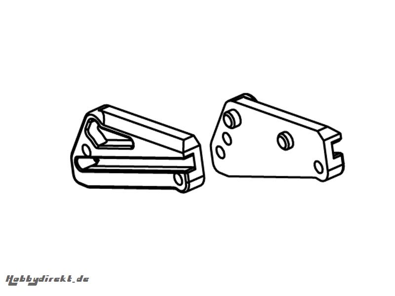 Aluminium Fenderhalterung Set MX400 Krick 655929