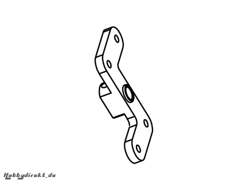 Aluminium Getriebehalterung einteilig   MX400 Krick 655930
