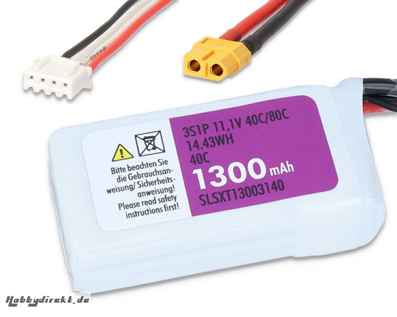 LiPo Akku 11,1V 1300mAh 40C X Krick 667313