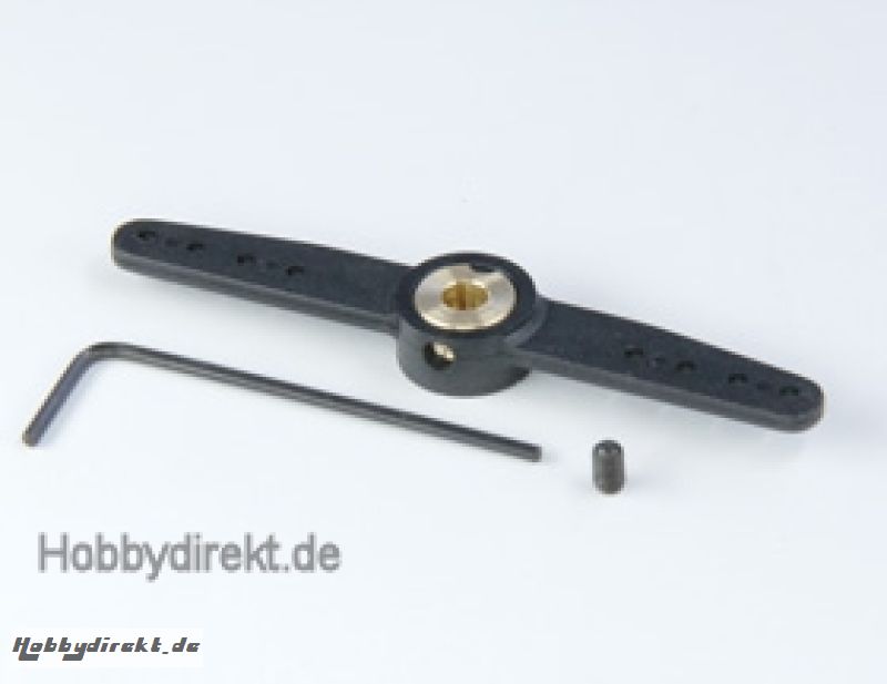 Ruderhebel 2-armig 71mm/4mm Bohrung Krick 70239