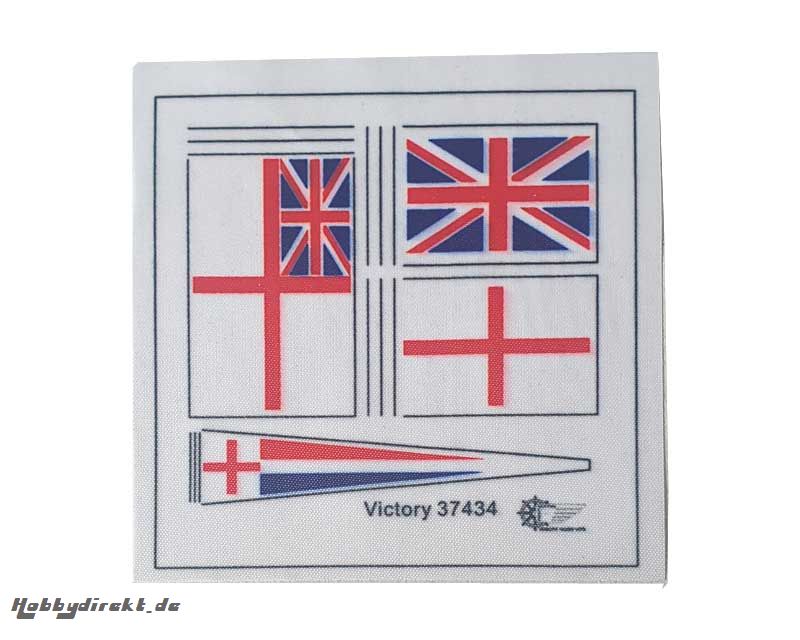 Flaggensatz HMS Victory 1:200 Krick 837434