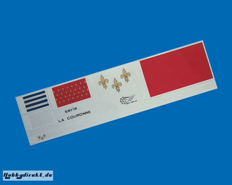 Flaggensatz La Couronne  1:98 Krick 837452