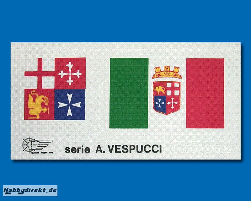 Flaggensatz Am. Vespucci 1:84 Krick 843892