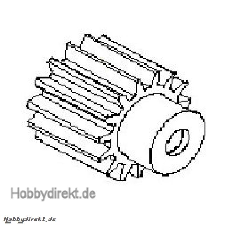 Metallzahnrad 17 Zähne EP (2 Stck) Krick 850970