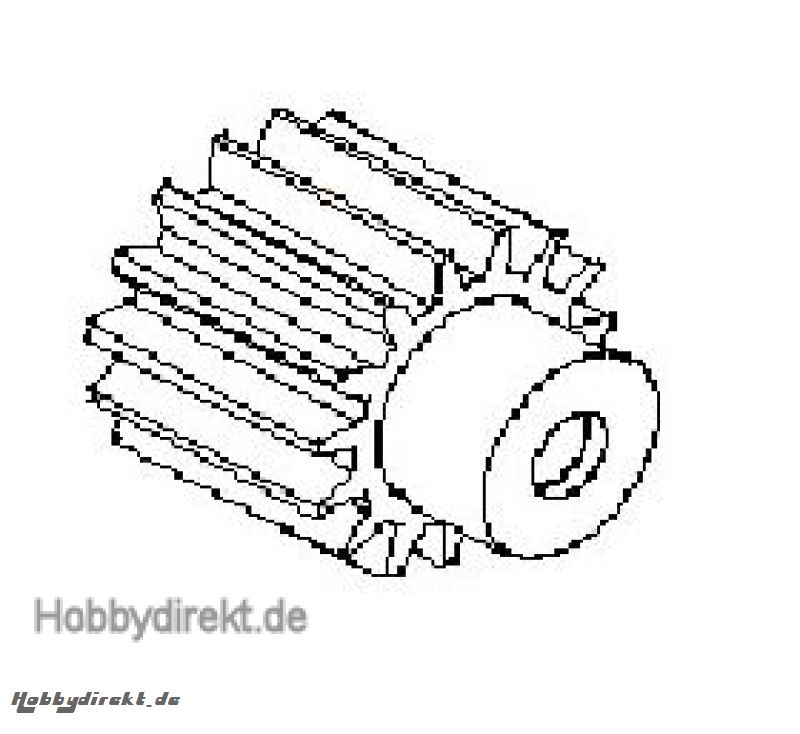 Metallzahnrad 15 Zähne EP (2 Stck) Krick 850971