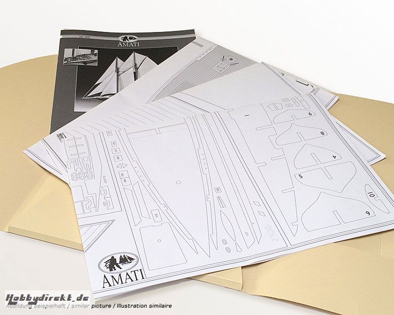 Bauplan H.M. Granado  1:64 Krick 91102