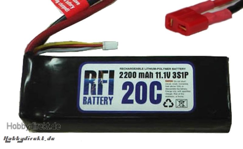 RFI LiPo 3S20C 11,1V/2200 mAh Krick 950740