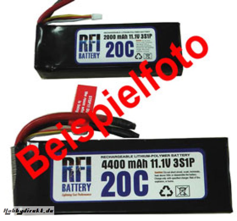 RFI LiPo Boot 2S30C 7,4V/5800 Krick 951970