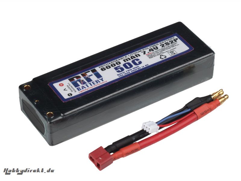 RFI LiPo Car 2S50C 7,4V/6000 Krick 957352