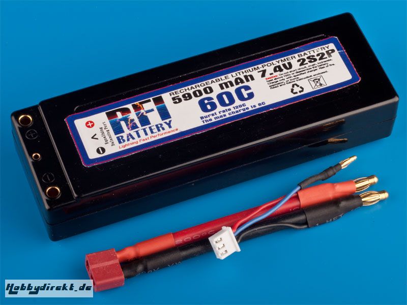 RFI LiPo Car 2S60C 7,4V/5900 Ah  O-Style Krick 957353