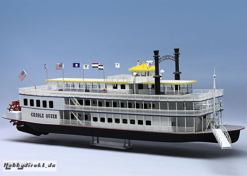 Creole Queen Heckraddampfer RC Bausatz Krick ds1222