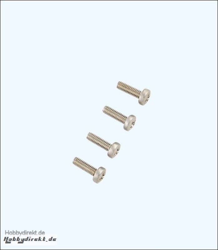 Edelstahl Schraube M2,5 x 8 (4) Krick rb354-02