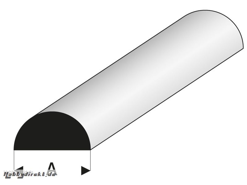 ASA Halbrundstab 2x1000 mm Krick rb401-54