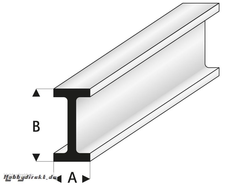 ASA Doppel-T-Profil 1,25x2,5x330 mm (5) Krick rb414-49-3