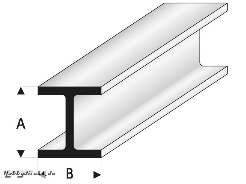 ASA H-Profil 1,5x1,5x1000 mm Krick rb415-51