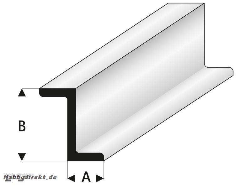 ASA Z-Profil 2x3x330 mm (5) Krick rb418-51-3