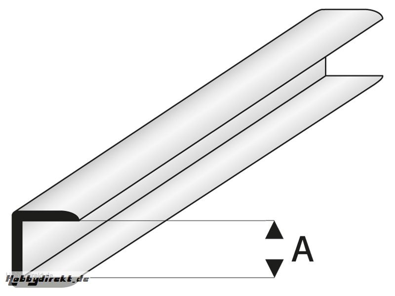 ASA Abschluss Profil 1x330 mm (5) Krick rb446-51-3