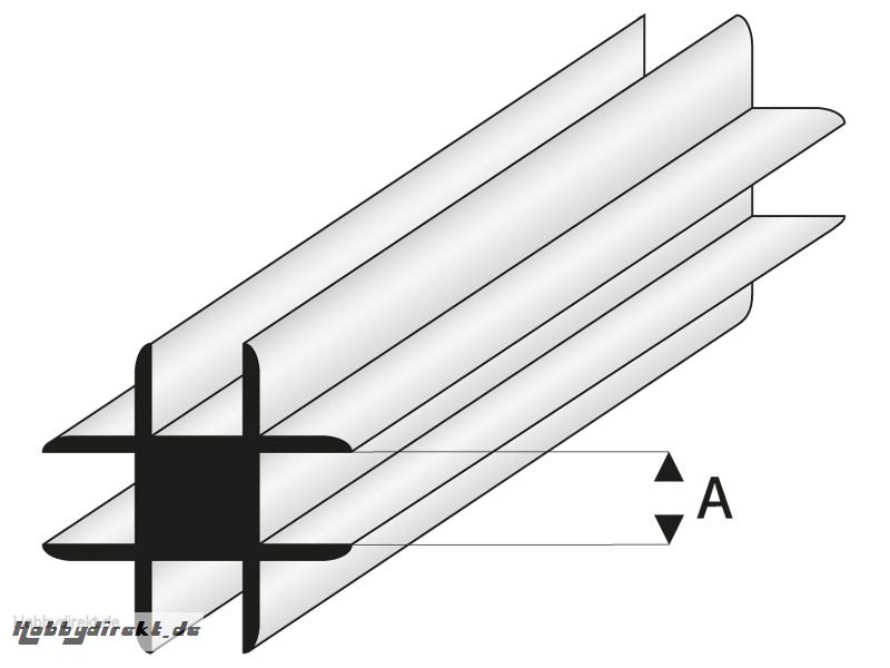 ASA Kreuz Verbindungs Profil 2x330 mm (5) Krick rb448-53-3