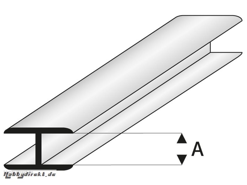 ASA Flach Verbindungs Profil 1x330 mm (5) Krick rb450-51-3