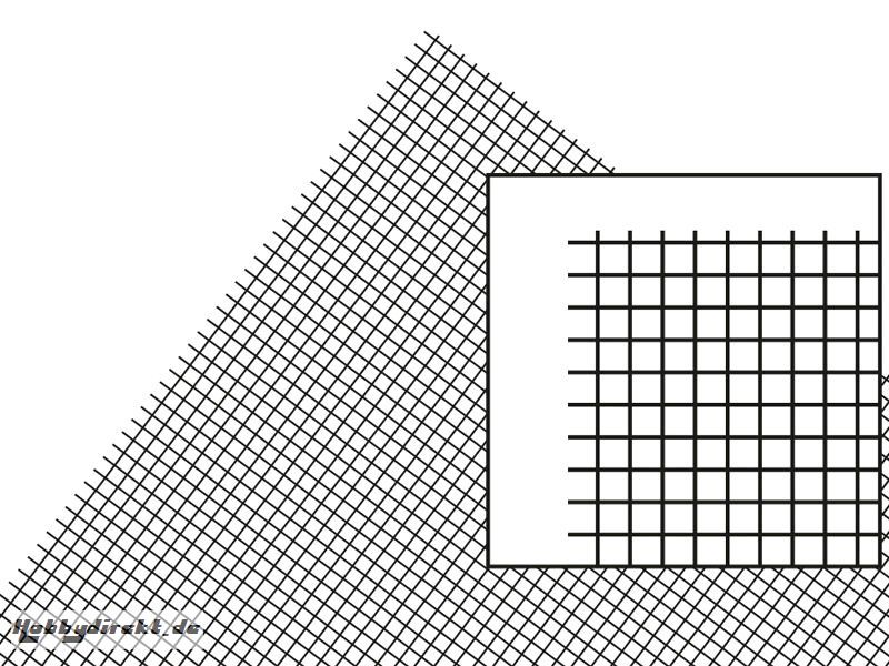 Kunststoffgitter PVC Quadart Struktur 0,32x185x290 mm (2) Krick rb611-01