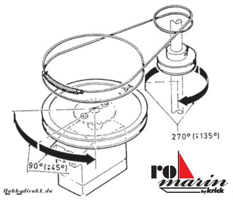 Anlenkscheibensatz Krick ro1560